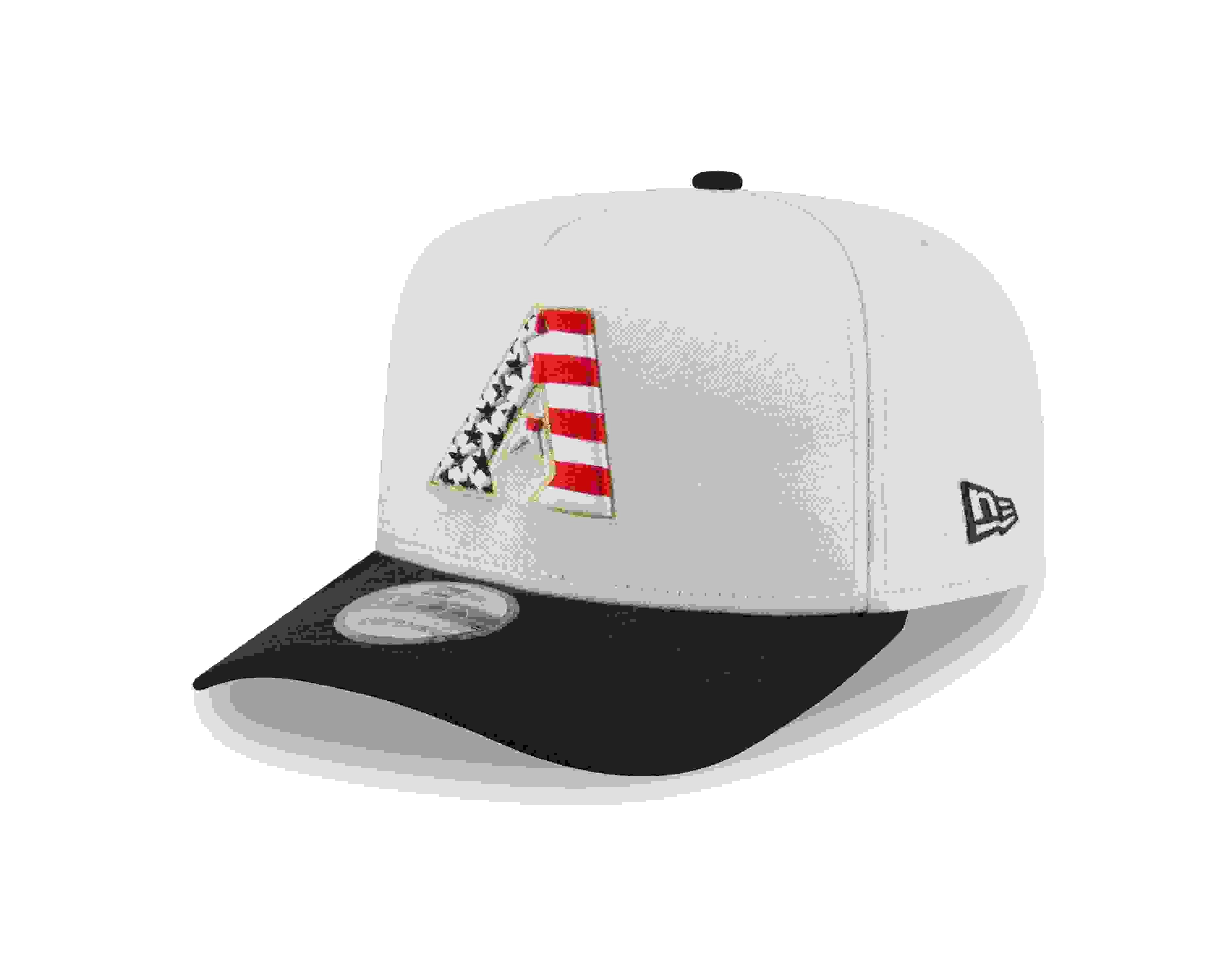 New Era Arizona Diamondbacks 9FIFTY A-Frame 4th of July Cream Snapback Hat